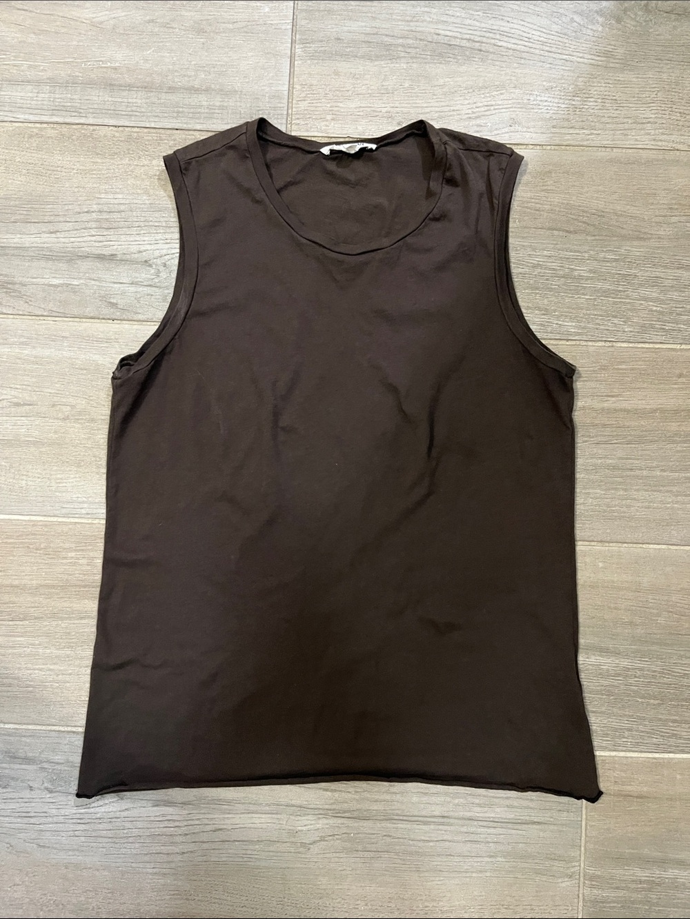 Nili Lotan Dark Brown Sleeveless Tank Top